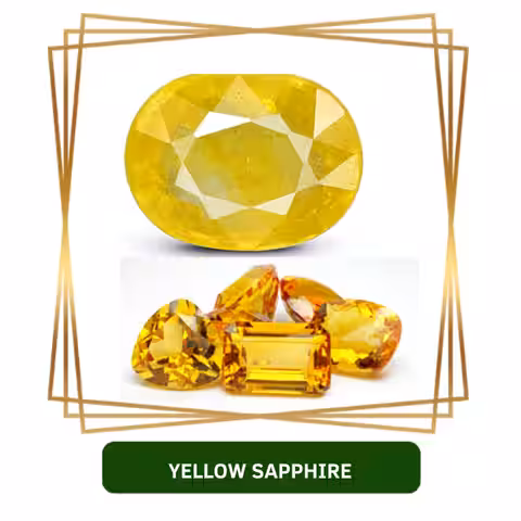 96 पुखराज रत्न (Yellow Sapphire)